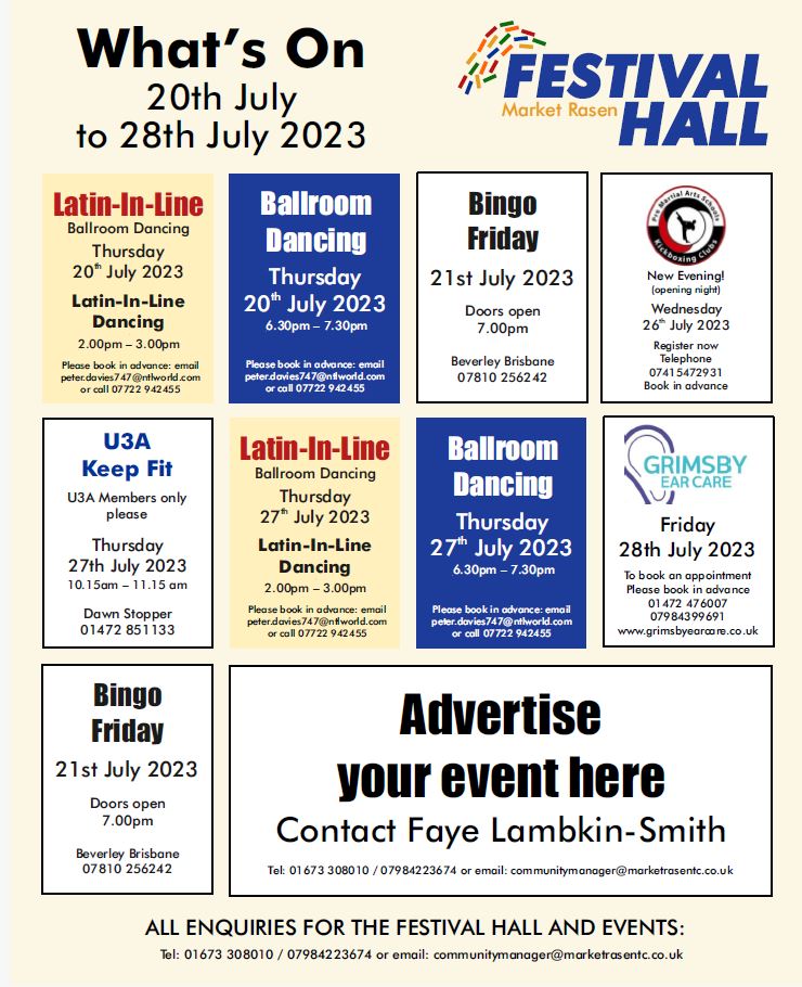 Festival hall whats on july
